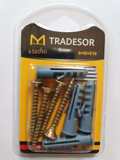 Tradesor Phillips Screw with Diameter M6 and Length 50mm