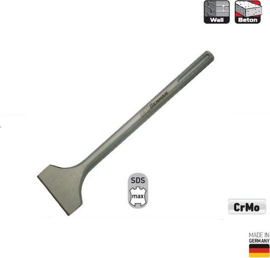 Benman Chisel Bits 80x300mm with SDS Max Socket 74191