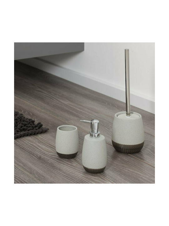 Sealskin Braid Tabletop Cup Holder Porcelain Gray