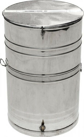 Biofan Stainless Steel Container Half-lid Open Top/Flat Bottom 75lt 15012