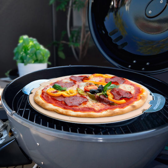 Outdoorchef 570 Πλάκα Ψησίματος Πίτσας Διπλής Όψης με Πέτρινη Λεία Επιφάνεια 41.5εκ.