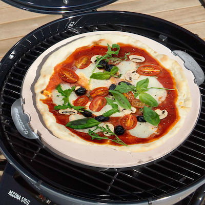 Outdoorchef 570 Baking Plate Pizza Double Sided with Stone Flat Surface 41.5cm