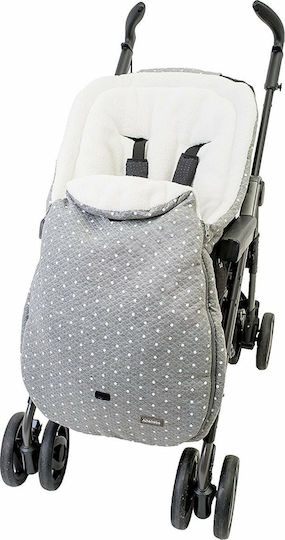 Altabebe Downtown Collection Ποδόσακος Καροτσιού Dark Grey με Fleece Επένδυση 93x47εκ.