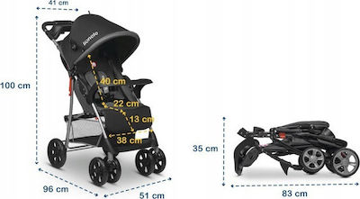 Lionelo Emma Plus Kinderwagen Geeignet ab 6+ Monaten Türkis 8.5kg 1656438