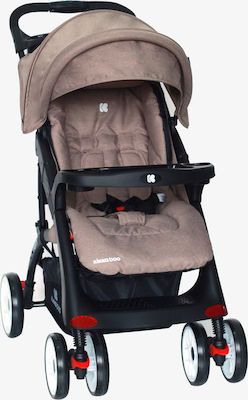 Kikka Boo Airy 2 in 1 2 in 1 Baby Stroller Suitable for Newborn Beige Melange 8.6kg