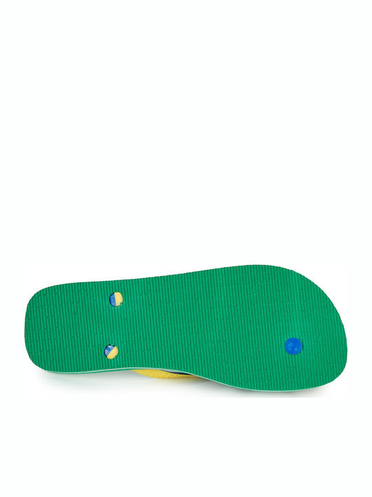 Brasil Mix Men's Flip Flops Green