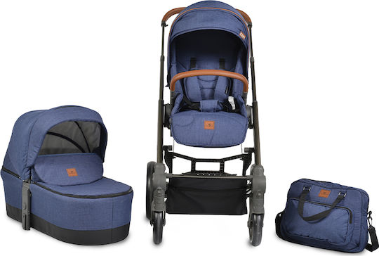 Cangaroo Icon Adjustable 2 in 1 Baby Stroller Suitable for Newborn Jeans 11.5kg