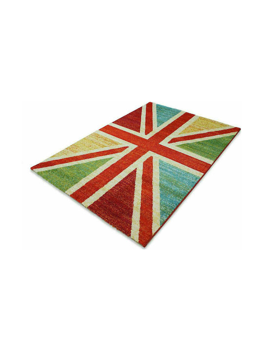 Alexander Carpets 6598 Teppich Rechteckig Synthetisch,Polyester/Cotton/Leather Swing Multi