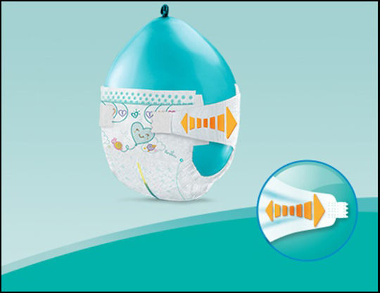 Pampers Klebeband-Windeln Active Baby Nr. 3 für 6-10kg 90cm