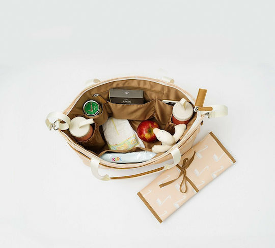 Fresk Wickeltasche-Wickeltasche Schulter/Hand Swan Rosa 49x18x29cm.
