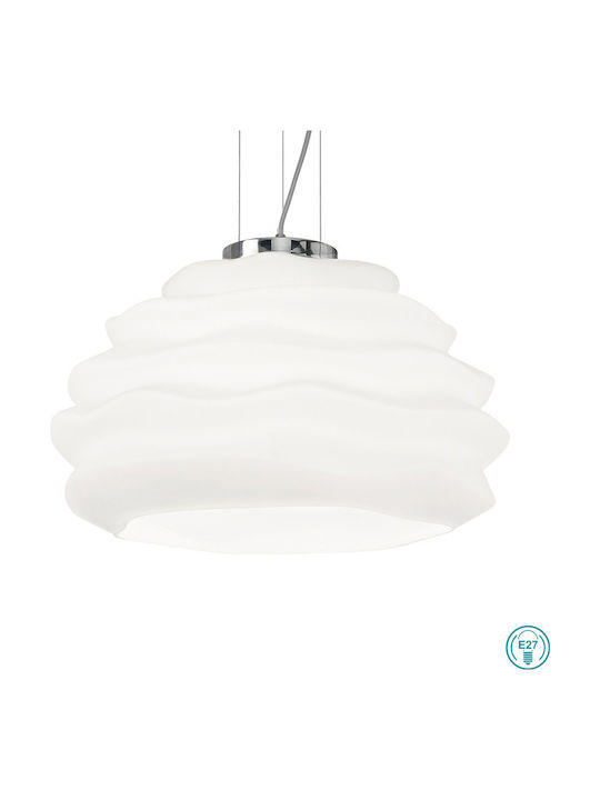 Ideal Lux Karma SP1 Small Lustră O singură lumină Bell pentru Soclu E27 Alb