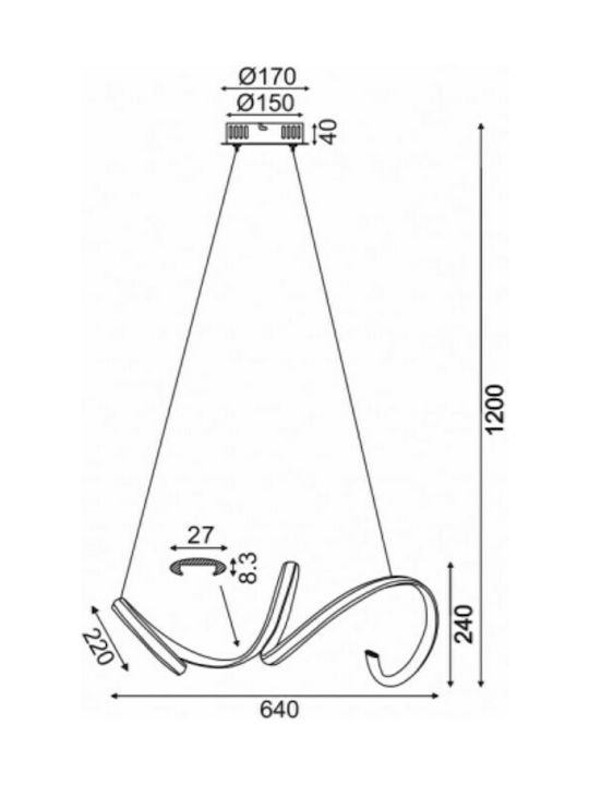 Pendant Light Silver