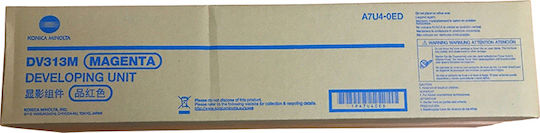 Konica Minolta DV313M Γνήσιο Developer Unit Laser Εκτυπωτή Ματζέντα 600000 Σελίδων A7U40ED