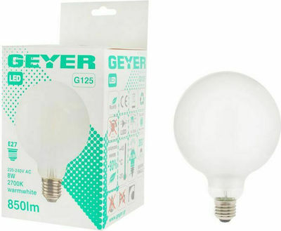 Geyer Λάμπα LED για Ντουί E27 και Σχήμα G125 Φυσικό Λευκό 850lm