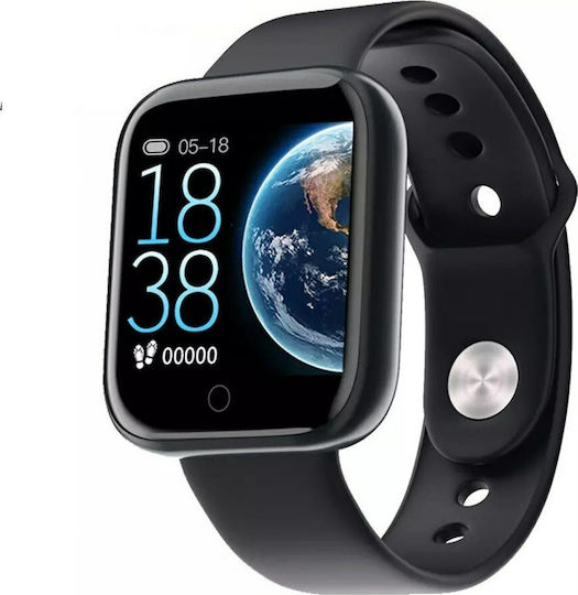 L18 Smartwatch with Heart Rate Monitor (Black)