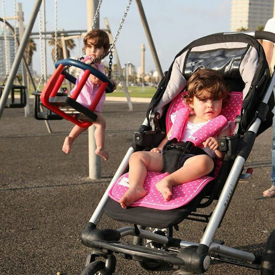 Minene Stroller Mattress Double Sided 35x74cm Fuchsia 3032