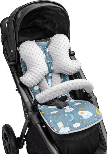 Sensillo Kinderwagenabdeckung Beidseitig Blue