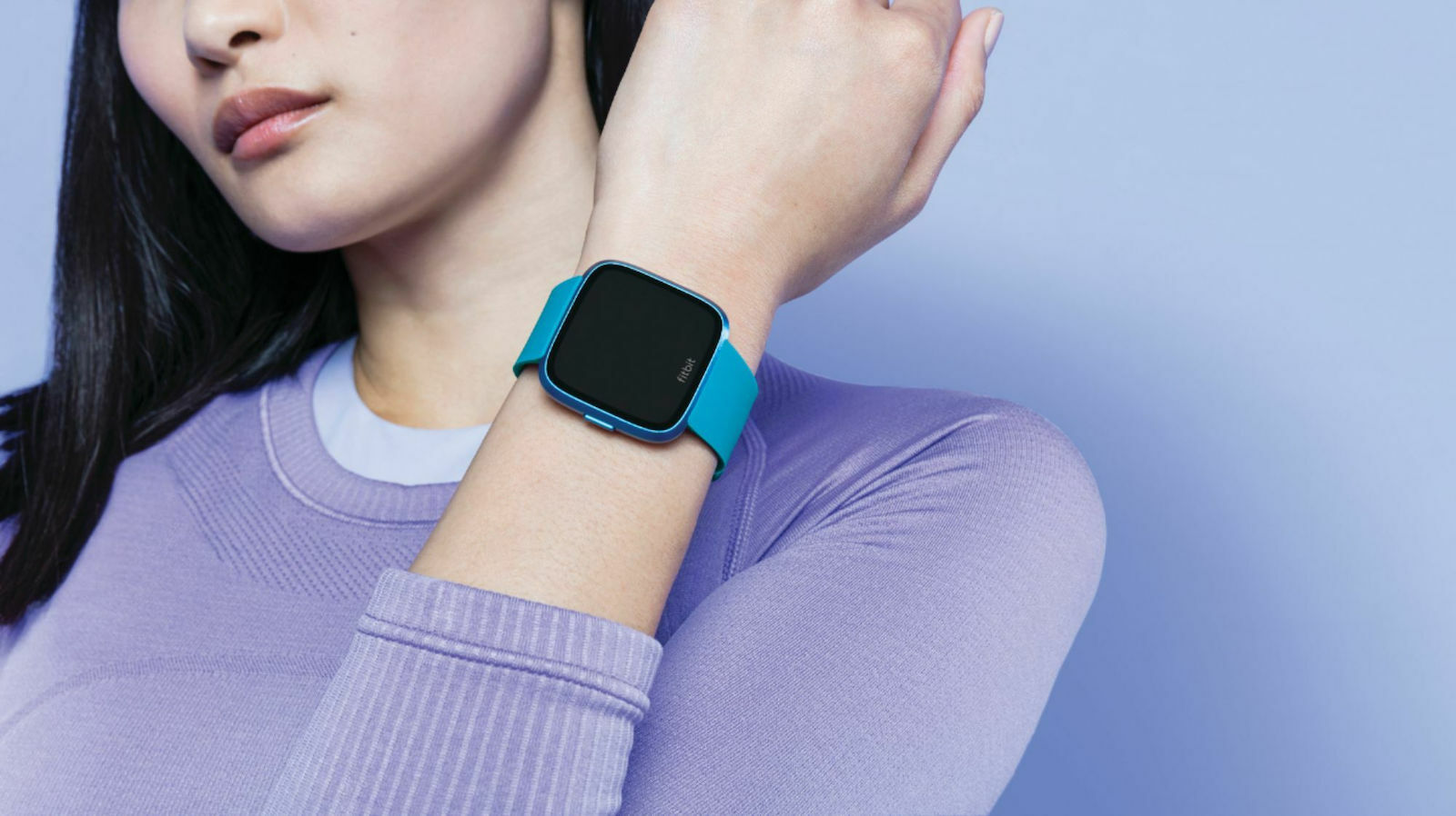 Fitbit versa light blue new arrivals