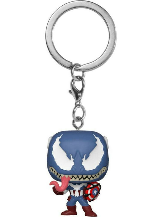 Funko Pocket Pop! Keychain Marvel: Venomized Captain America Bobble-Head