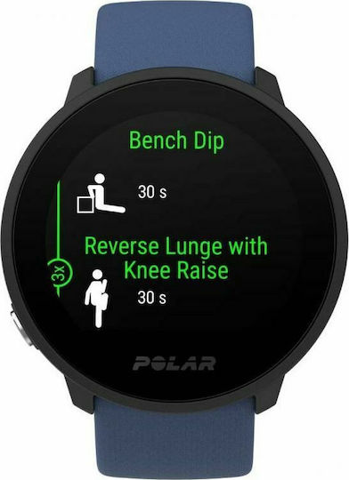 Polar Unite Wasserdicht Smartwatch mit Pulsmesser (Blau)