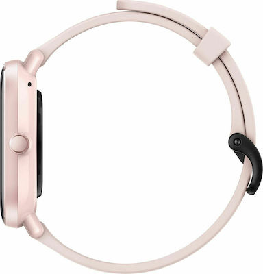 Amazfit GTS 2 Mini 40mm Αδιάβροχο Smartwatch με Παλμογράφο (Ροζ)