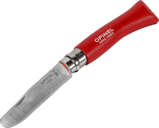 Opinel No.07 Taschenmesser Rotes in Scheide Verschiedene Farben