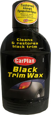 Car Plan Αλοιφή Καθαρισμού για Εσωτερικά Πλαστικά - Ταμπλό Black In A Flash Trim Wax 375ml