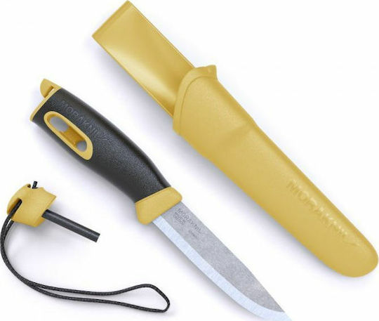 Morakniv Companion Spark (S) Нож Жълт с Калъф