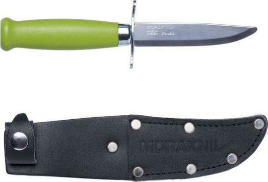 Morakniv Scout 39 Messer Grün in Lederhülle