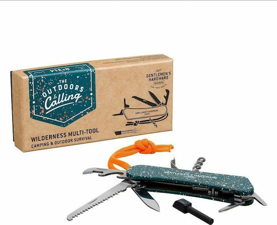 Gentlemen's Hardware 8-in-1 MARINE Multi-tool Survival Green