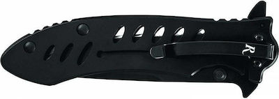 Remington F.A.S.T Series Large Folder Pocket Knife Black with Blade made of Stainless Steel in Sheath