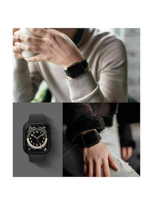 Ringke Slim 2-Pack Plastikhülle in Schwarz Farbe für Apple Watch 44mm