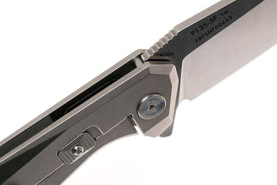 Ruike P135-SF Pocket Knife Survival Silver with Blade made of Stainless Steel