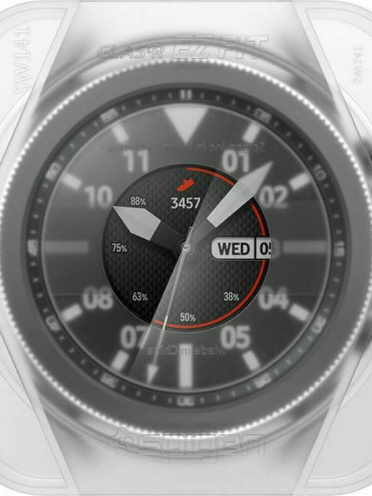 Spigen GLAS.tR EZ Fit Screen Protector for the Galaxy Watch 3 41mm 1pcs AGL01844