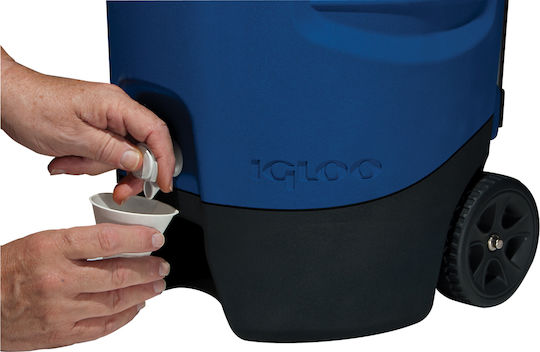 Igloo Sport Roller Δοχείο με Βρυσάκι Θερμός Πλαστικό 19lt Μπλε