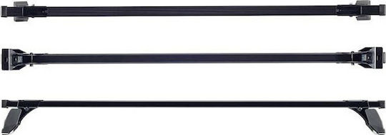 Auto Gs Metallic Car Roof Bars for Suzuki Grand Vitara 5D Set with Roof Rack Legs Black
