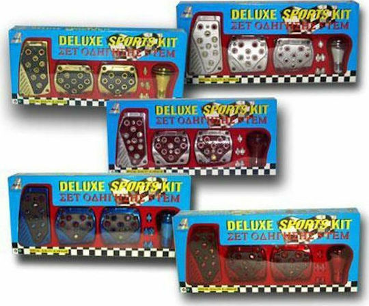 Auto Gs Car Pedal Set Universal Gold 5pcs