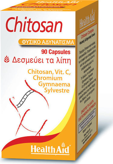 Health Aid Chitosan Supliment pentru Scădere în Greutate 90 Capsule