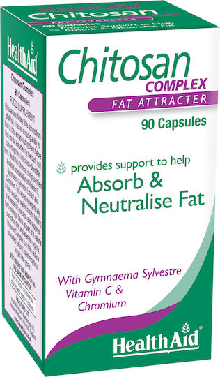Health Aid Chitosan Supliment pentru Scădere în Greutate 90 Capsule