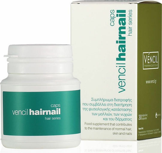 Vencil Hairnail Hair Series Ειδικό Συμπλήρωμα Διατροφής 30 κάψουλες
