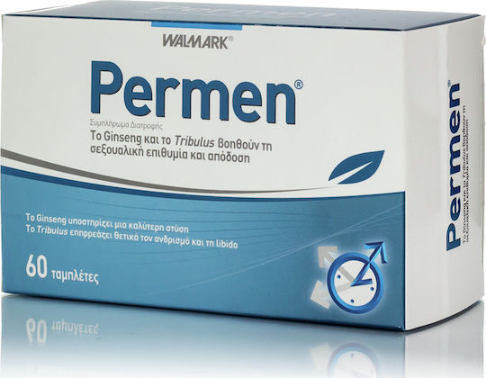Walmark Permen Συμπλήρωμα για Λίμπιντο & Ενίσχυση της Τεστοστερόνης 60 ταμπλέτες
