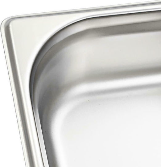 vidaXL Σκεύος Gastronorm Ανοξείδωτο GN1/6 με Βάθος 65mm (12τμχ)