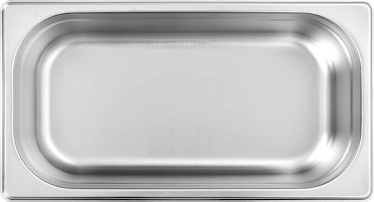 vidaXL Stainless Steel Gastronorm GN1/3 H100mm (8 pcs)