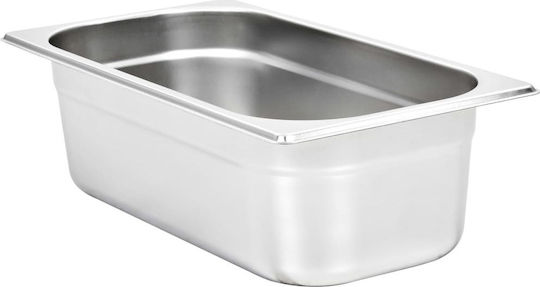 vidaXL Stainless Steel Gastronorm GN1/3 H100mm (8 pcs)