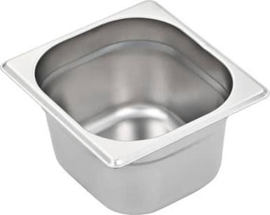 vidaXL Stainless Steel Gastronorm GN1/6 H100mm (12 pcs)