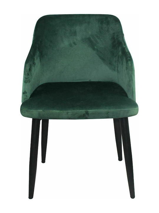 Rap Dining Room Velvet Armchair Green 53x54x78cm 2pcs