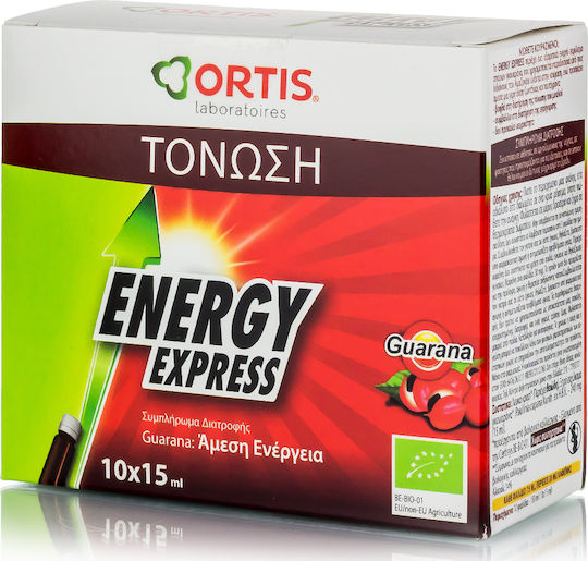 Ortis Energy Express Ειδικό Συμπλήρωμα Διατροφής 10 x 15ml
