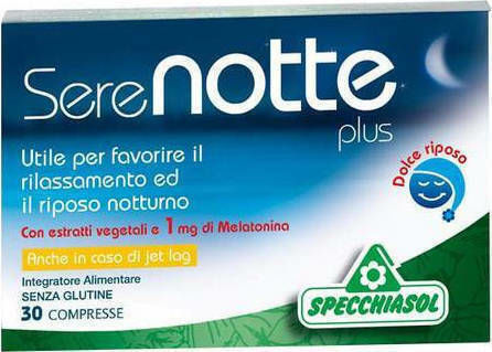 Specchiasol Serenotte plus Supplement for Sleep 30 x 1 tablets