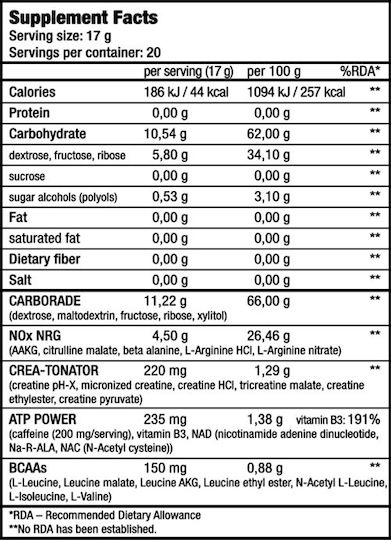 Biotech USA Nitrox Therapy 680gr Blue Grape