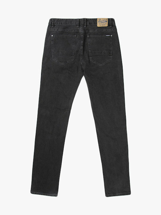 Men's Elastic Grey Jeans Pants
